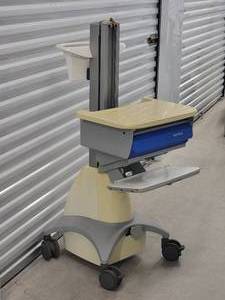 lot 25 image: Egrotron Workfit Sit Stand Mobile Workstation