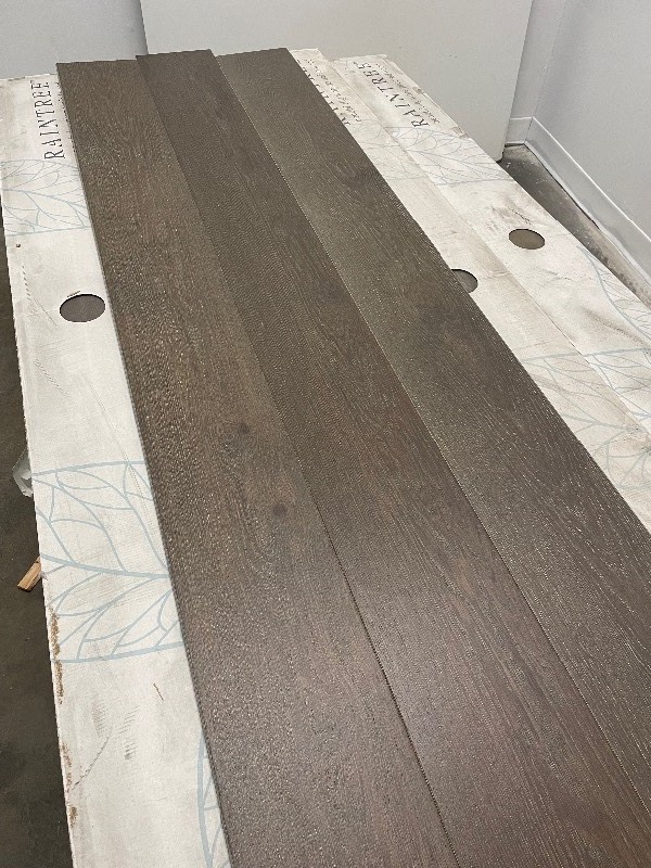 466 SF of Unique Waterproof HIGH END real wood floor - RainTree - 7.5 x 75 RL - Back Country - RT2