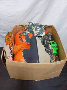 Collection Of Vintage Halloween Decorations