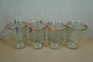 4 850 ml Weck Mold Jars