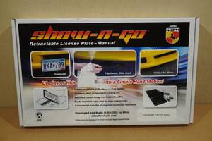 Show-N-Go Manual Retractable License Plate