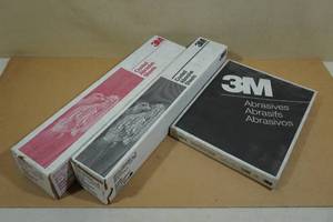 3 Packs of 3M Coated Abrasive Sheets