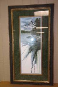 Mike Casper Framed Watercolor Print