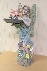 Garden Fairy Bird Bath Statue