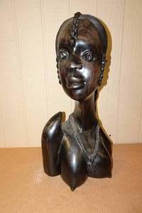 Hand Carved Wooden African Sculpture