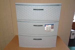 Sterilite 3-Drawer Plastic Storage