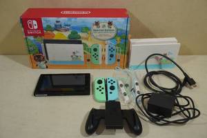 Nintendo Switch Game System Animal Crossing Special Edition