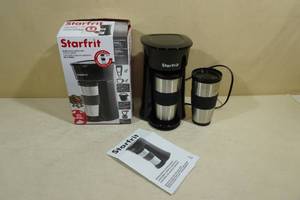 Starfrit 12oz Single-Serve Drip Coffee Maker with Extra Mug