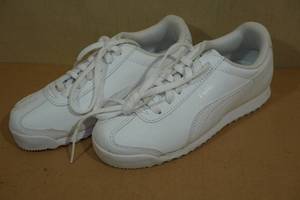 Kids Puma Roma Sneakers -Size 2 - White