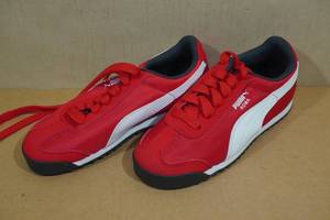 Kids Puma Roma Sneakers -Size 2 - Red