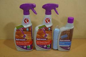2 32oz Rejuvenate All Floor Cleaners with 16oz Cabinet & Furniture Restorer