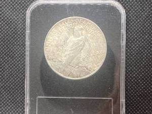1923 AU Peace Silver Dollar