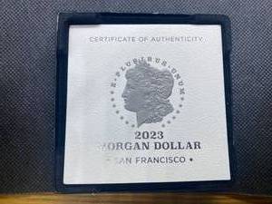 2023-S Morgan Silver Dollar Proof in Original Mint Package with COA