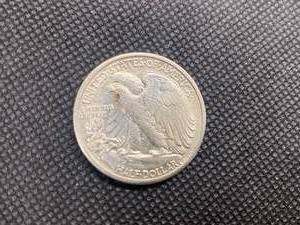1942-D AU Walking Liberty Half Dollar