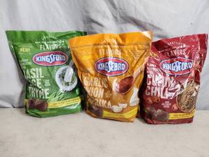3 New Bags of Kingsford Flavored Charcoal