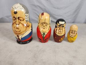 Vintage Nesting Political Figurines