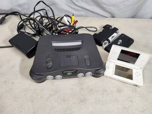 Nintendo 64 Game System and Nintendo DS Lite