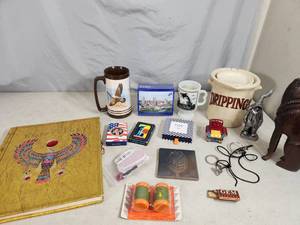 Collectibles, Sea World Footed Mug, Vintage Native American School Salt & Pepper, More