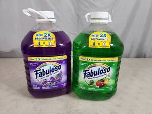 2 Large Concentrated 1 Gallon Jugs of Fabuloso Cleaner