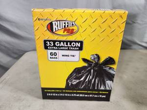 New Box of 33 Gallon Trash Bags