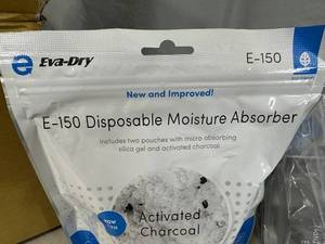 8 New Eva-Dry Activated Charcoal Moisture Absorber Packets