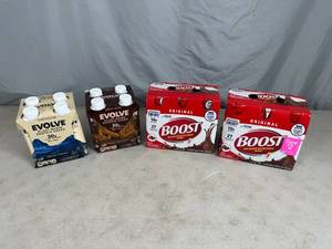 Boost and Evolve Nutrition Drinks