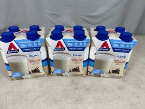12 Atkins Protein Shakes - Vanilla