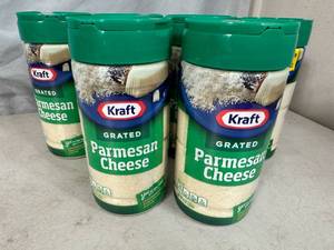 6 New Kraft Parmesan Cheese