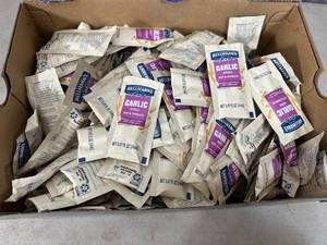 Large Quantity of Hellmanns Garlic Aioli Dip and Spread