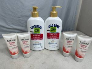New Gold Bond Lotion and Jergens Lotion