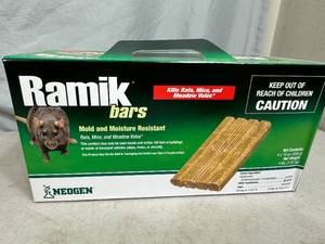 New 4 lb Box of Ramik Mouse Poison Bait Bars