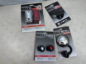 New Bell Bike Lights and Mirror