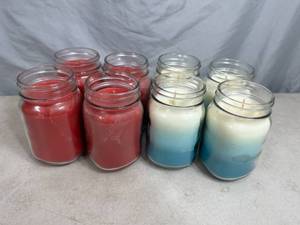 8 New Soy Blend Candles