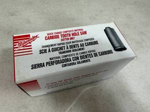 New Milwaukee Carbide Tooth Hole Saw 1-14
