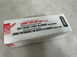 New Milwaukee Carbide Tooth Hole Saw 34