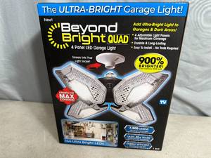 New Beyond Bright QUAD LED Garage Light Bulb