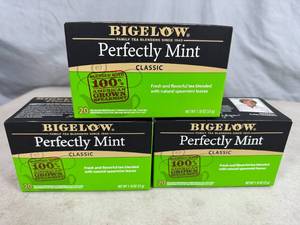 60 Tea Bags Bigelow Perfectly Mint Classic Tea