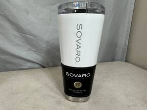 New Sovaro 20 oz Stainless Steel Insulated Tumbler with Lid