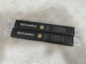 2 New Sets of Sovaro Reusable Straws with Cleaning Brushes