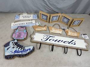 Assorted New Bathroom and Home Decor