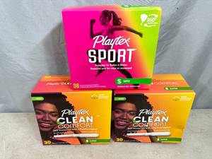 96 New Playtex Sport and Clean Comfort Tampons