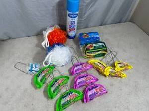 Glass Cleaner, Bath Sponges, Kitchen Sponges, Toilet Bowl Fresheners