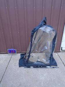 lot 105 image: Snow cab for walk behind snow blower. Looks to be universal. As shown.