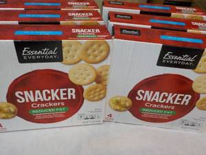 lot 102 image: 6 Boxes Essential Everyday Crackers Reduced Fat 12.5 oz boxes