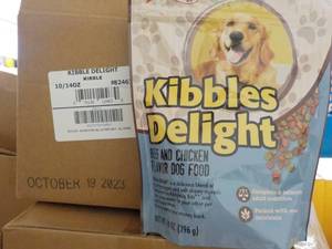 lot 194 image: 10 - 14 oz Bags Kibbles Delight Dog Food
