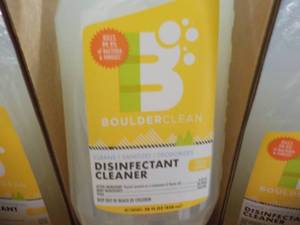 lot 202 image: 12 Boulder Clean Disinfect Cleaner Spray Bottles