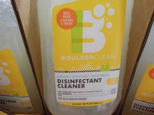 lot 203 image: 12 Boulder Clean Disinfect Cleaner Spray Bottles