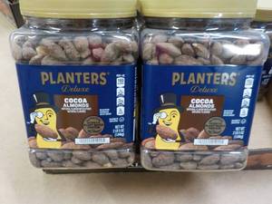 lot 286 image: 2 - 2 lb. 5 oz jars Planters Deluxe Cocoa Almonds