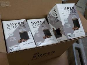 lot 292 image: 60 K cups Super Coffee Dark Roast Positive Energy