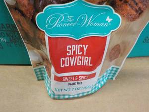 lot 326 image: 8 - 7 oz Bags The Pioneer Women Spicy Cowgirl Snack Mix best date 09022023